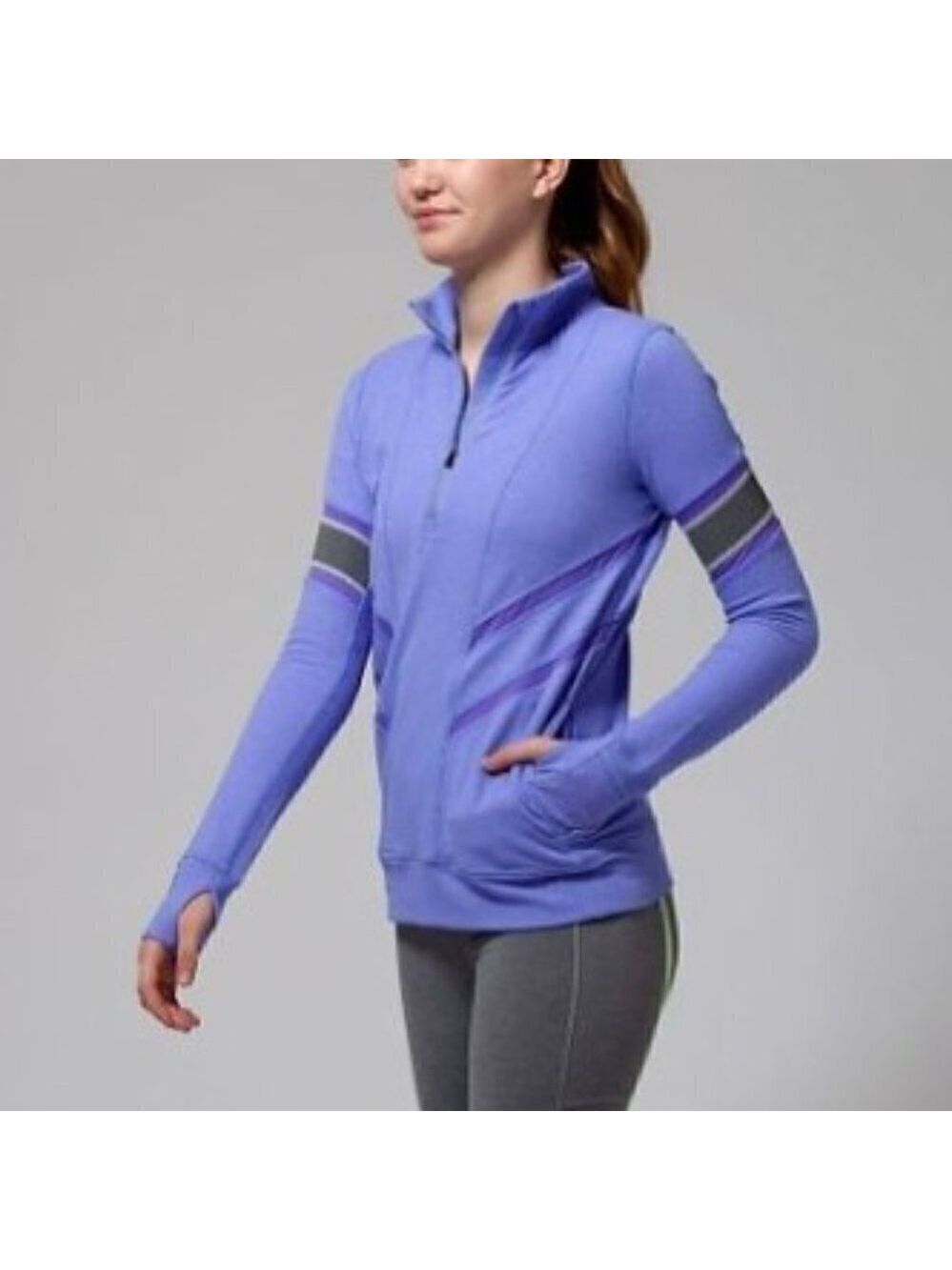 LULULEMON Ivivva Glacier Air Long Sleeve Tee Sz 14